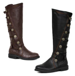 125-Fresco, Men Boots With Button Accent Clearance