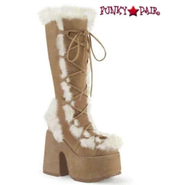 Demonia | Camel-311 Furry Rave Goth Boots -PL Boots Shop 242644 source 1634963401 03769.1689875786