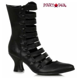 253-Ava, Victorian Boots By Ellie Shoes -PL Boots Shop 253 AVA Black 58739.1620934140