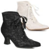 253-Elizabeth 2.5 Inch Lace Ankle Boots