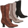 253-Sonya, Mid-Calf Victorian Boots -PL Boots Shop 253 Sonya 53728.1669495260