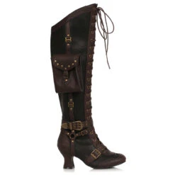 254-Ingrid, Steampunk Boots -PL Boots Shop 254 Ingris blk 43657.1669496280