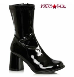 300-Ziggy, GOGO Ankle Boots By Ellie Shoes -PL Boots Shop 300 ZIGGY Black 55599.1657239857