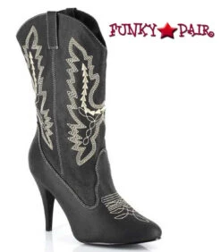 418-Cowgirl 4 Inch Heel Ankle Costume Boots -PL Boots Shop 418 Cowgirl 04840.1639594079