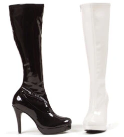 PL Boots Shop 42 Ellie Shoes | 421-Groove 4 Inch GoGo Knee High Boots