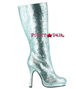 421-ZARA 4 Inch Glitter Knee High Boots CLEARANCE -PL Boots Shop 421 ZARA TURQUOISE 56086.1535012308