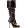 426-Grace, Women's Pirate Knee High Boots -PL Boots Shop 426 Grace 74703.1565806705