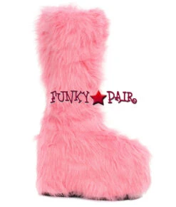 Ellie Shoes | 500-Fuzz 5 Inch Rave Fluffy Platform Boots -PL Boots Shop 500 Fuzz pnk 03564.1617385993