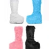Ellie Shoes | 500-Fuzz 5 Inch Rave Fluffy Platform Boots