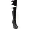 609-Felicia 6" Stiletto Heel Cutout Thigh High Boots -PL Boots Shop 609 Felicia 35896.1716473773