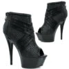 Ellie Shoes | 609-Monic 6 Inch Peep Toe Ankle Boots -PL Boots Shop 609 Monic 76790.1566149691