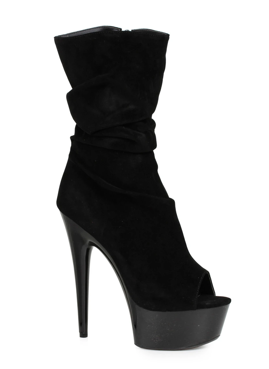 Ellie Shoes | 609-Scrunch 6 Inch Scrunch Ankle Boots 5 Ellie Shoes | 609-Scrunch 6 Inch Scrunch Ankle Boots - Image 3