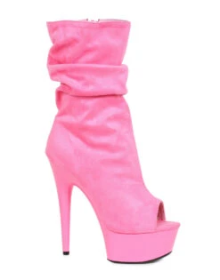 Ellie Shoes | 609-Scrunch 6 Inch Scrunch Ankle Boots 12 Ellie Shoes | 609-Scrunch 6 Inch Scrunch Ankle Boots -PL Boots Shop 609 SCRUNCH PNK 59579.1528052312