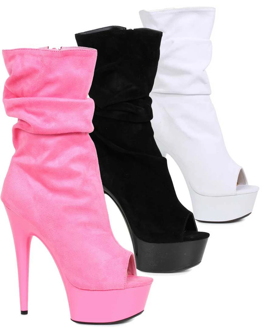 Ellie Shoes | 609-Scrunch 6 Inch Scrunch Ankle Boots 3 Ellie Shoes | 609-Scrunch 6 Inch Scrunch Ankle Boots