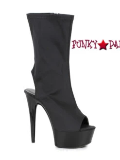 Ellie Shoes | 609-Stacy 6 Inch Mid-Calf Ankle Boots -PL Boots Shop 609 STACY blk 77906.1564898423