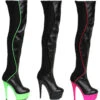 Ellie Shoes | 609-Unique 6 Inch Stripper Thigh High Boots -PL Boots Shop 609 UNIQUE 17504.1568160412