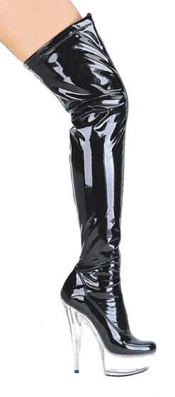 609-Fantasy 6" Stiletto Platform Stretch Thigh High Boots -PL Boots Shop 609 Fantasy copy 80470.1531163058