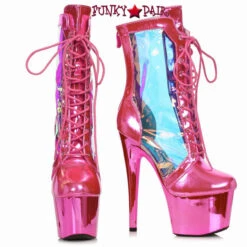 709-TRACY, Hologram Ankle Boots By Ellie -PL Boots Shop 709 TRACY fush 65375.1682006270