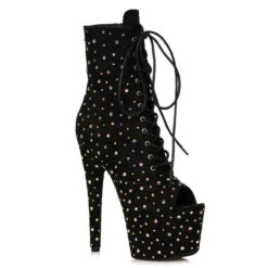 709-ZESTFUL, Rhinestones Ankle Boots