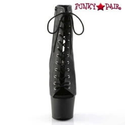 Pleaser | Adore-1016, 7 Inch Lace Up Peep Toe Ankle Boots -PL Boots Shop ADORE 1016 BPU M01 82819.1600308006