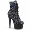 Pleaser | Adore-1020SPLAT, Ankle Boots With Holographic Splatter Print 1 Pleaser | Adore-1020SPLAT, Ankle Boots With Holographic Splatter Print -PL Boots Shop ADORE 1020SPLAT 13707.1609359538