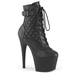 PLEASER ADORE-1033, 7" Quilted Ankle Boots