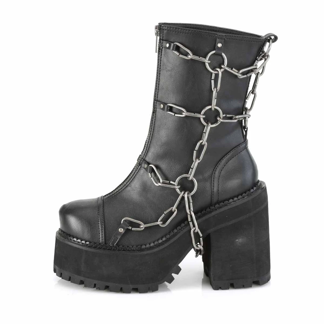 Demonia | Assault-66, Cleated Platform Ankle Boots 6 Demonia | Assault-66, Cleated Platform Ankle Boots - Image 4