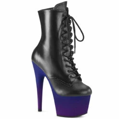 Pleaser | Adore-1020BP, 7 Inch Ombre Platform Ankle Boots