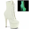 Pleaser | Adore-1020GD, 7" Glow In The Dark Ankle Boots -PL Boots Shop Adore 1020GD 64871.1609366540