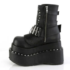 BEAR-150, Tiered Pyramid Studs Platform With Skull Patch Boots By Demonia -PL Boots Shop BEAR 150 BVL05 33708.1652995028