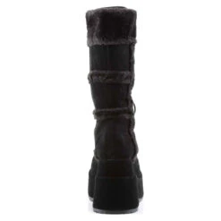 Demonia | BEAR-202 Black Furry GoGo Rave Boots -PL Boots Shop BEAR 202 B PU09 08597.1694019514