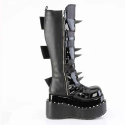 BEAR-215, Knee High Boots Metal Claw Spike -PL Boots Shop BEAR 215 BVL13 23025.1693938208