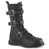 Demonia | BOLT-330 Men's Punk Lace Up Combat Boots With Buckles