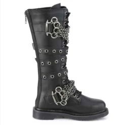 Demonia | BOLT-450 Men's Knee High Combat Boots With Chains -PL Boots Shop BOLT 450 BVL13 07846.1693971346