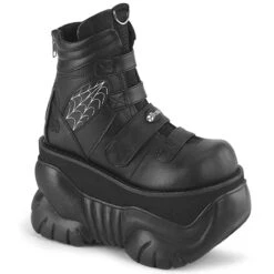 BOXER-70, Ankle Boots With Ornamental Front Straps