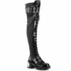 BRATTY-304, Over The Knee Boots With Chain And Buckles -PL Boots Shop BRATTY 304 75496.1661574957