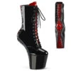 PLEASER CRAZE-1040FH, 8" Heelless Corset Back Ankle Boots -PL Boots Shop CRAZE 1040FH 21157.1696662939