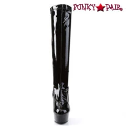 Pleaser | DELIGHT-2000, 6 Inch Exotic Dancer Stretch Knee High Boots -PL Boots Shop DELIGHT 2000 B M01 89042.1566445577