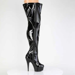 PLEASER DELIGHT-3000WCF, 6" Wide Calf Stretch Thigh High Boots -PL Boots Shop DELIGHT 3000WCF B M13 93615.1714756792