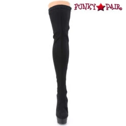 Pleaser | Delight-3003, Back Lace-up Thigh High Boots -PL Boots Shop DELIGHT 3003 BLYR M01 91455.1568989996