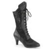 Pink Label | Divine-1050, 3" Heel Lace Mid Calf Boots -PL Boots Shop Divine 1050 55127.1689030696