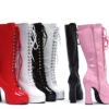 Ellie Shoes | Easy 5 Inch Lace Up GoGo Boots -PL Boots Shop EASY 49015.1568179707