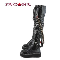 Demonia | Emily-377 Women's Goth Punk Over-the-Knee Boots 13 Demonia | Emily-377 Women's Goth Punk Over-the-Knee Boots -PL Boots Shop EMILY 377 BVL05 38670.1613635902