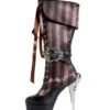 Hades | ETHEREAL Metal Heel Steampunk Knee High Boots -PL Boots Shop ETHEREAL BLK 77853.1629442527