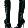 Ellie Shoes | Fierce 5 Inch Side Lace Up Knee High Boots -PL Boots Shop FIERCE 62654.1622503340