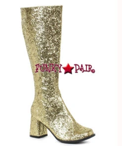 Ellie Shoes | Gogo-G 3" Glitter GOGO BOOTS -PL Boots Shop GOGO G gldg 51353.1667589594