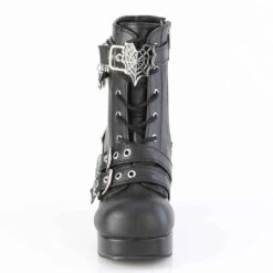 GOTHIKA-66, Mid-Calf Boots With Hanging Charms -PL Boots Shop GOTHIKA 66 BVL01 61587.1693937622