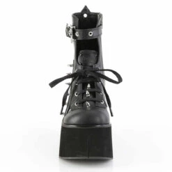 KERA-150, 4.5 Inch Platform Ankle Boots With Skull Buckles Strap -PL Boots Shop KERA 150 BVL01 01654.1703171888