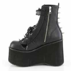 KERA-150, 4.5 Inch Platform Ankle Boots With Skull Buckles Strap -PL Boots Shop KERA 150 BVL05 01797.1703171894