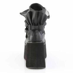 KERA-55, 4.5 Inch Platform Ankle Boots With Hearts Eyeletted -PL Boots Shop KERA 55 BVL09 38110.1703172075